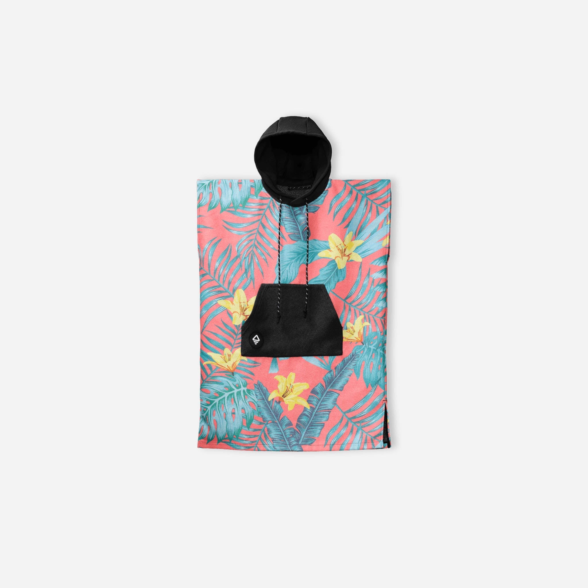 Nomadix Kids Changing Poncho: Palms Coral