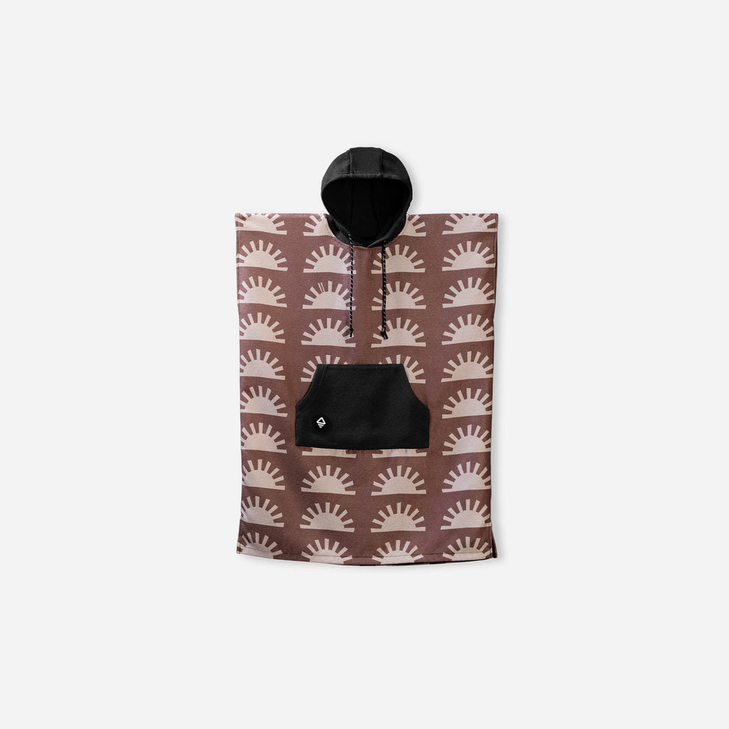 Nomadix Kids Changing Poncho: Sunshine Burgundy