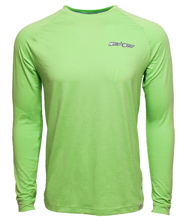 White Water Bass Graphic Performance Tee, Grey