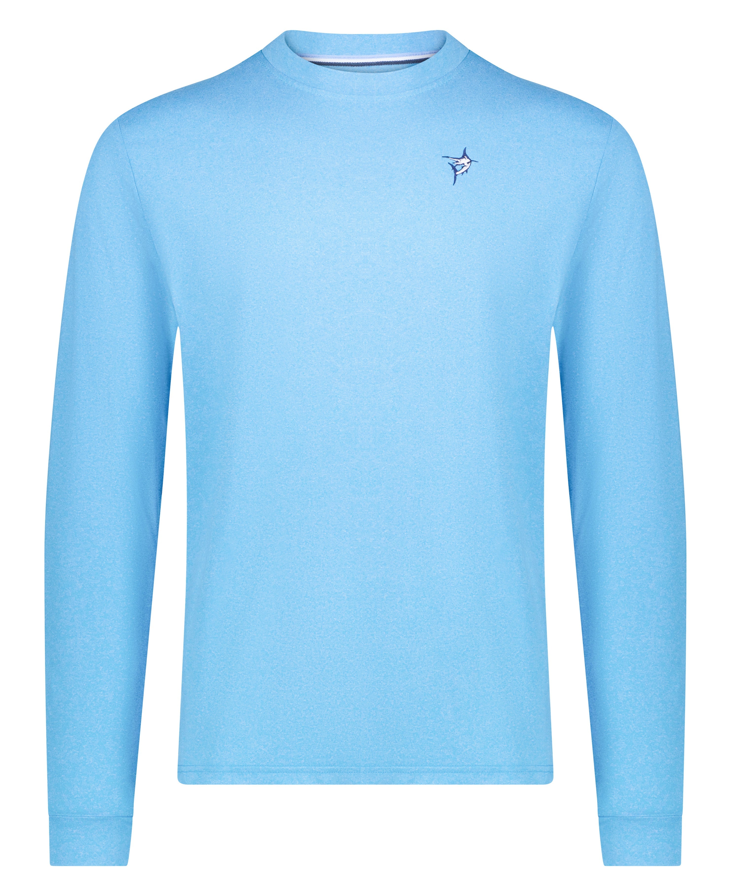 White Water Dockside Performance Long Sleeve, Light Blue