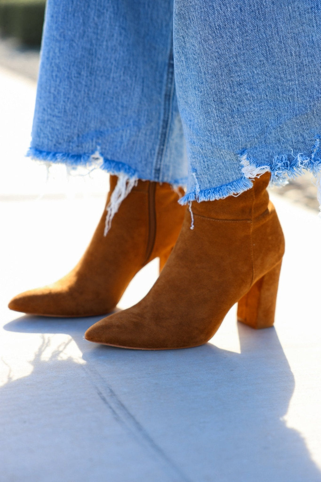Matisse Spencer Camel Heeled Ankle Booties - FINAL SALE
