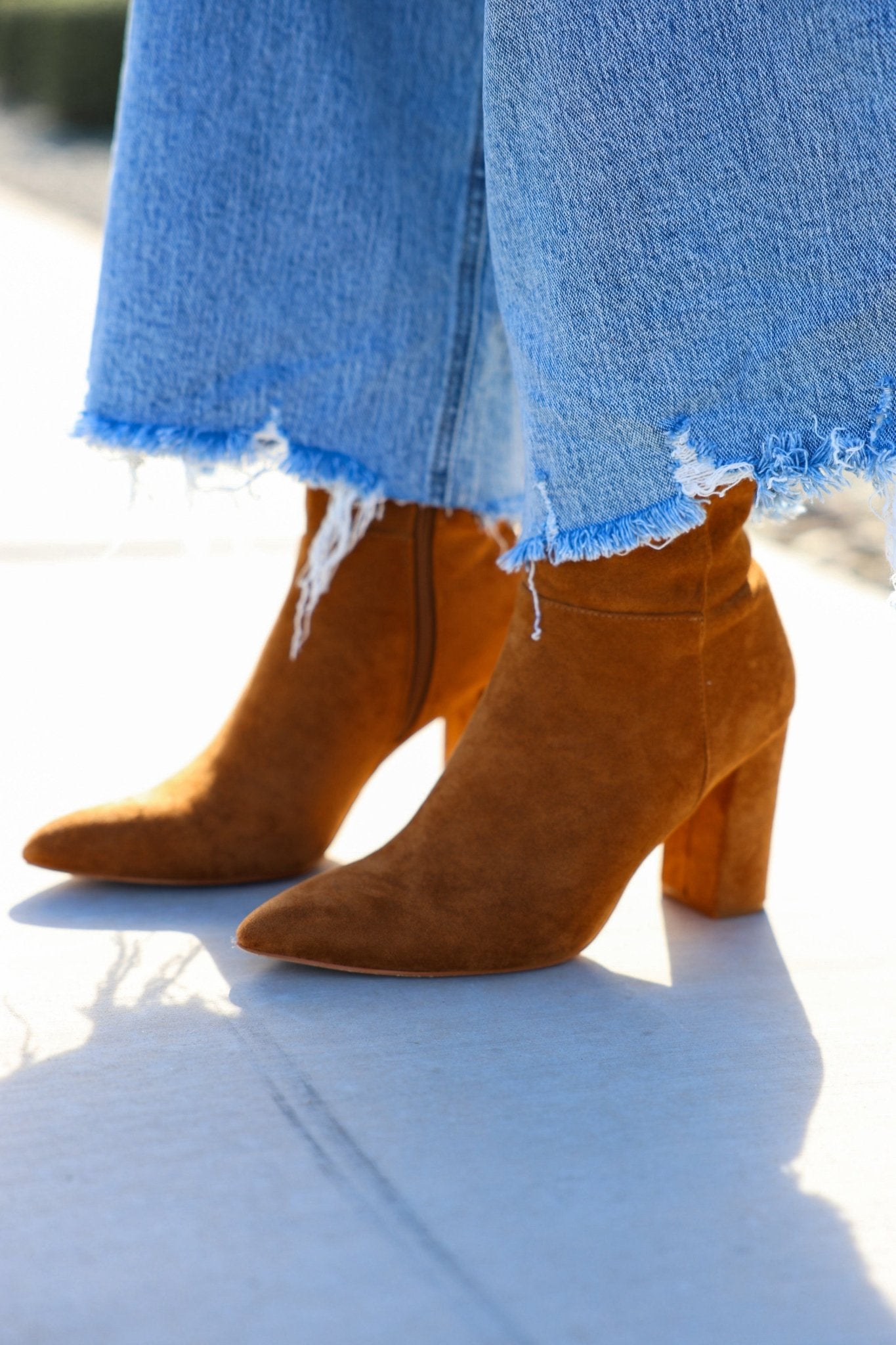 Matisse Spencer Camel Heeled Ankle Booties - FINAL SALE