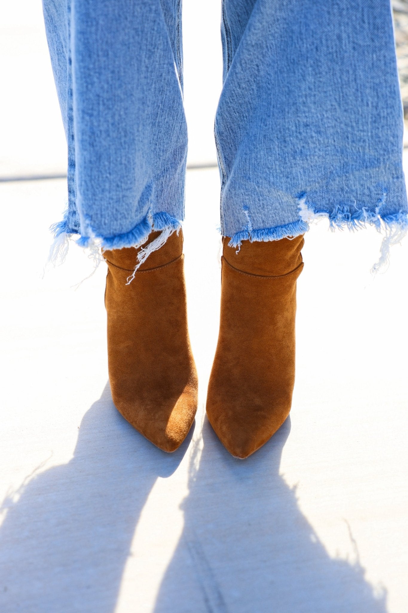 Matisse Spencer Camel Heeled Ankle Booties - FINAL SALE
