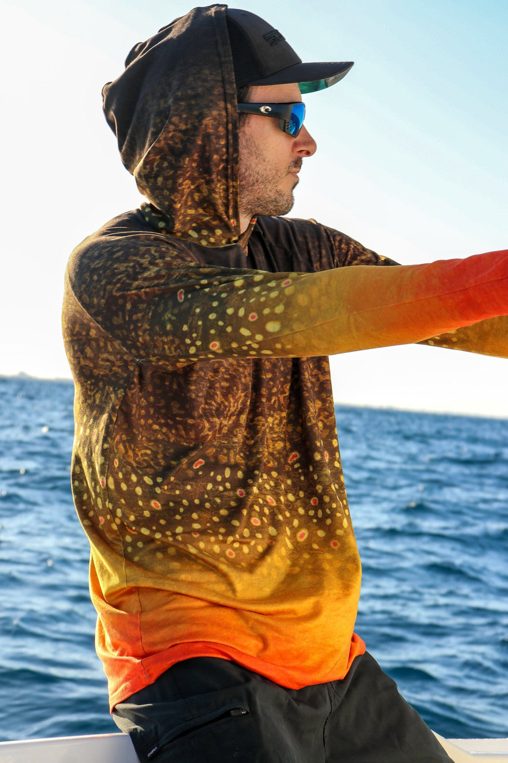 Brook Trout Sport Tec Hooded Long Sleeve – Men's