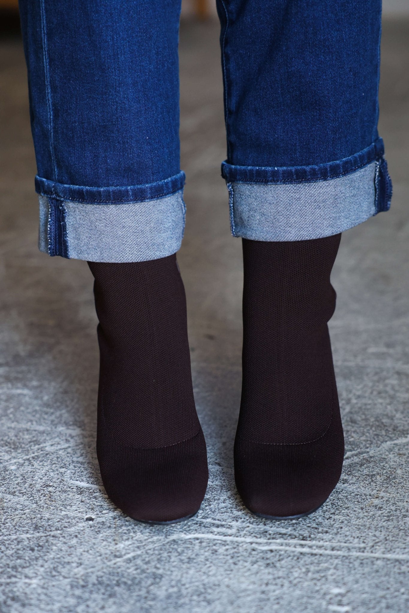 MIA Bronwen Brown Heeled Ankle Booties - FINAL SALE