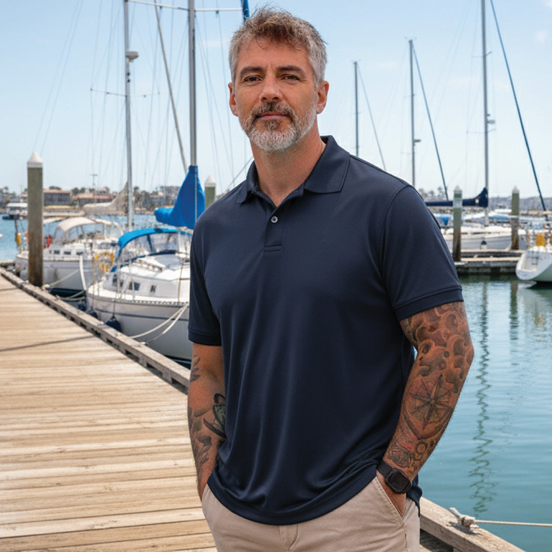 Montauk Tackle Company Downs Polo Shirt