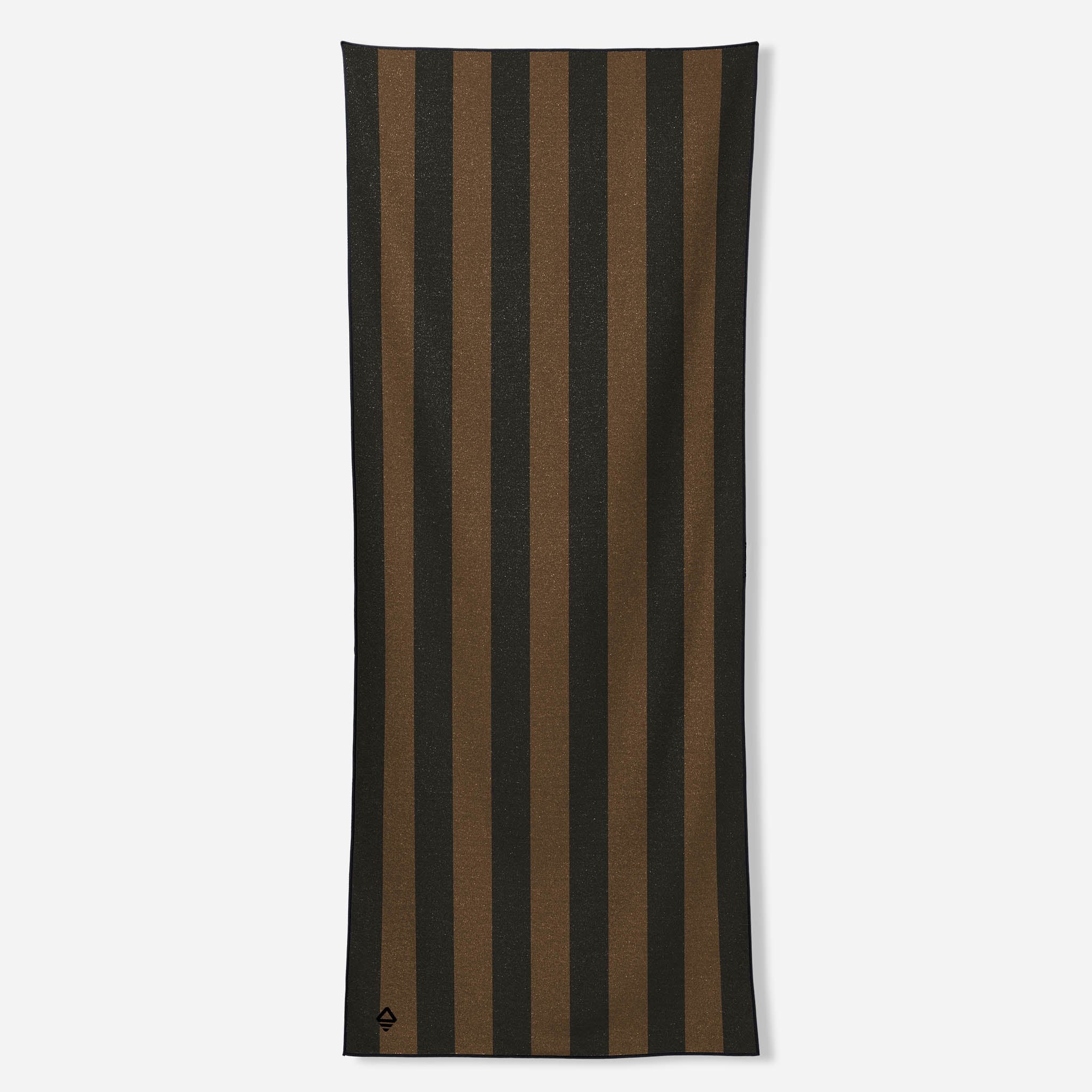 Nomadix Original Towel: Cabana Stripe Black and Brown