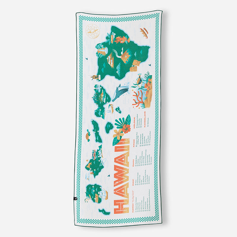 Nomadix Original Towel Hawaii Map