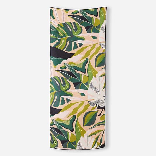 Nomadix Original Towel Monstera Green Pink