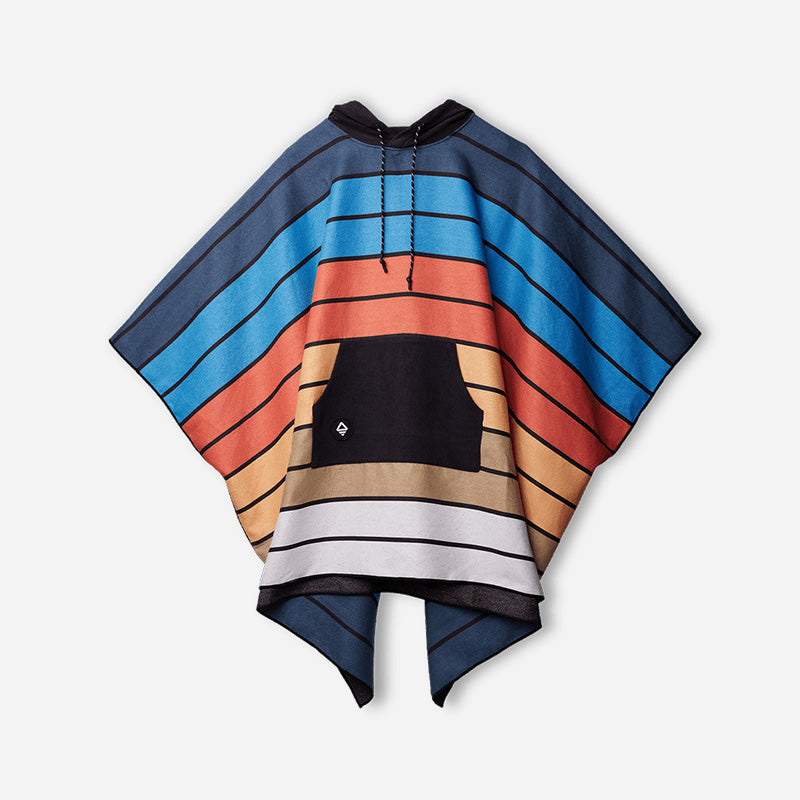 Nomadix Poncho Towel Stripes Blue Orange