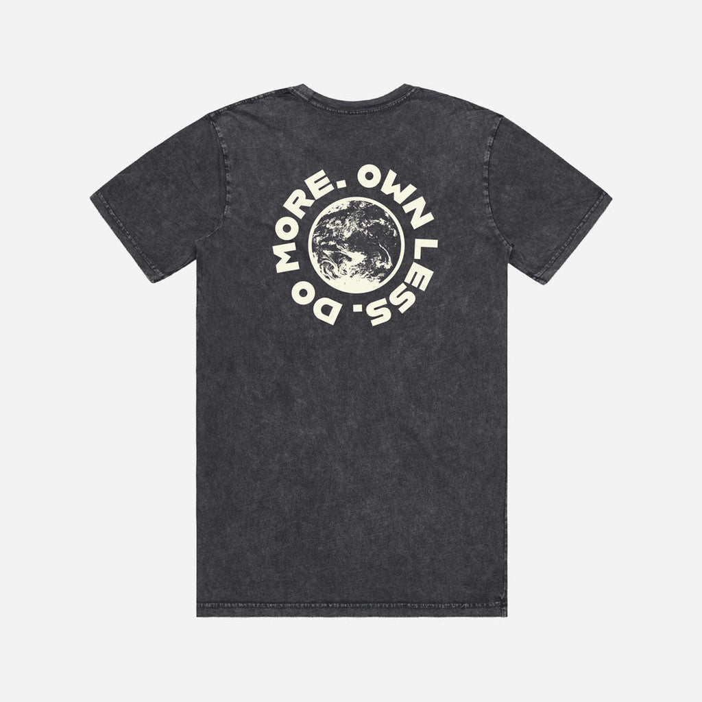 Men's Tee Shirt: Journeys Washed Black