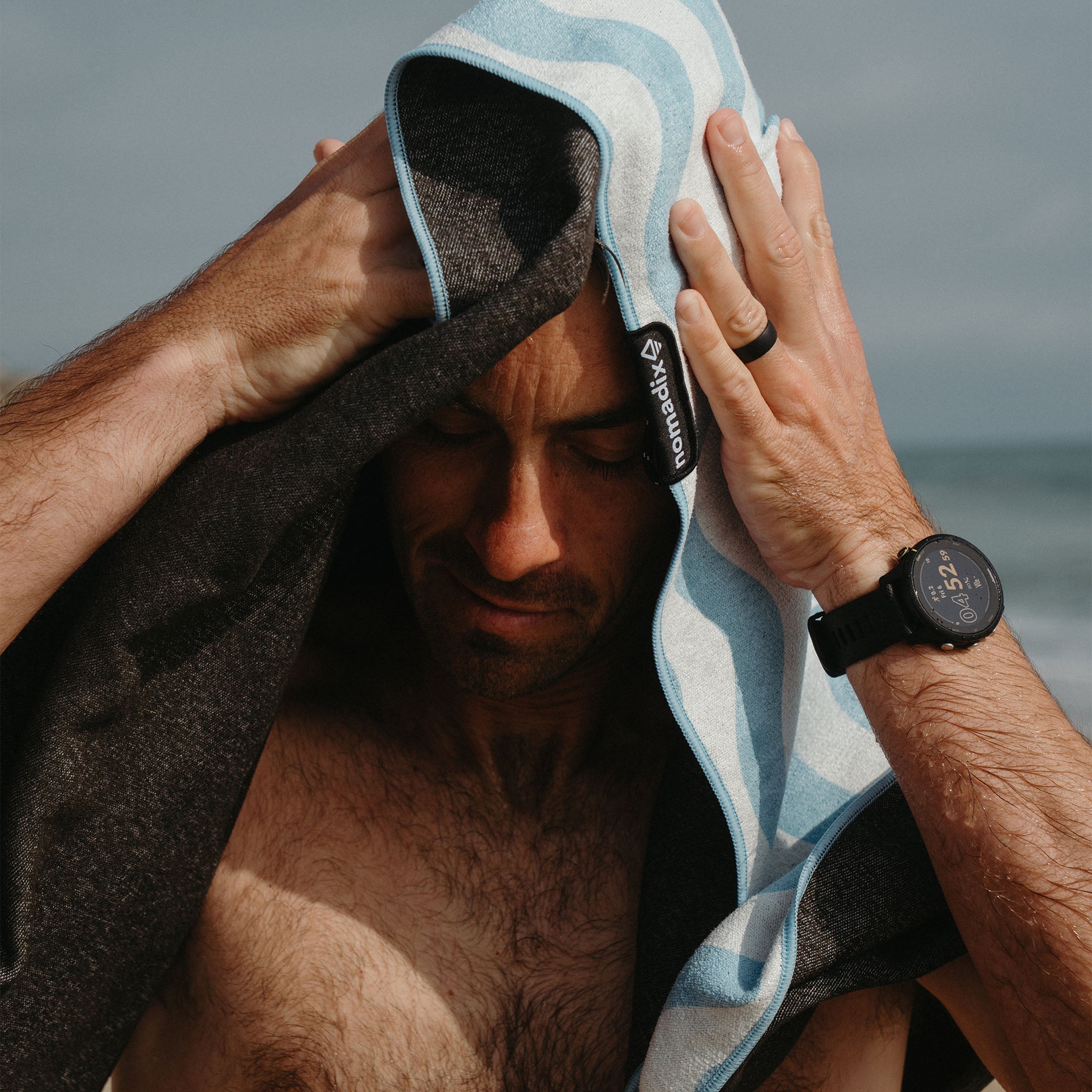 Nomadix Original Towel: Calm Seas Pale Blue Sky