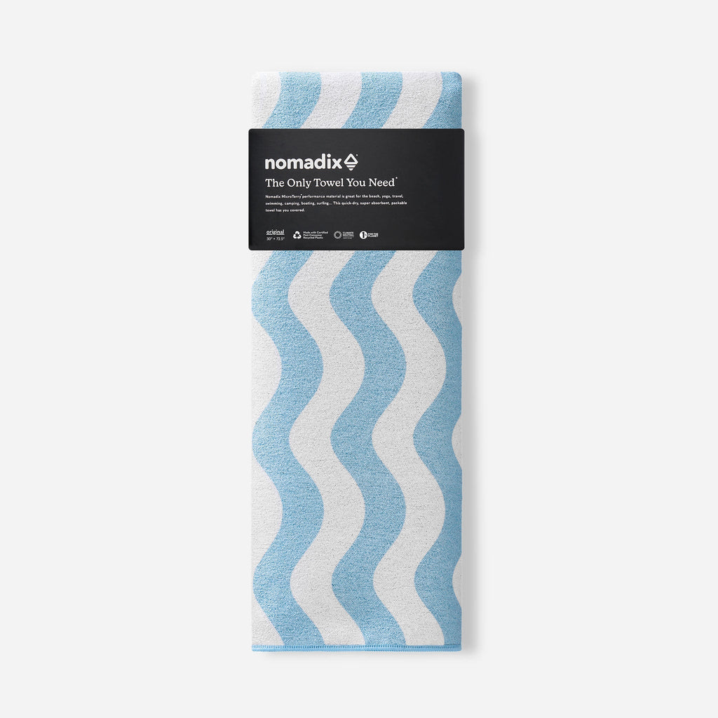Nomadix Original Towel: Calm Seas Pale Blue Sky