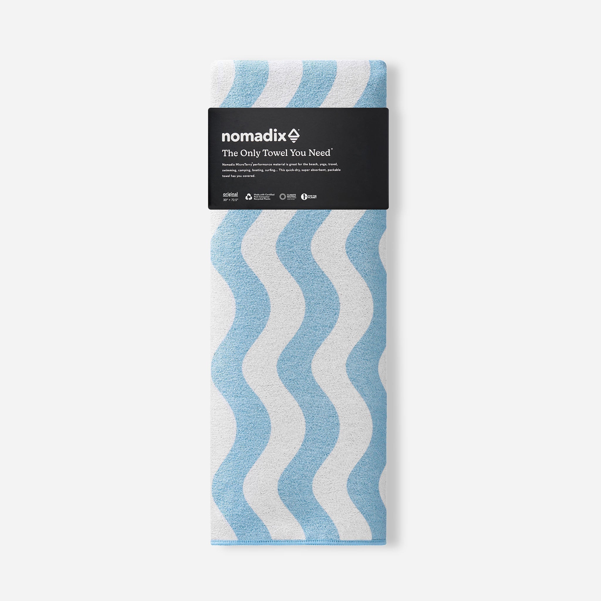 Nomadix Original Towel: Calm Seas Pale Blue Sky