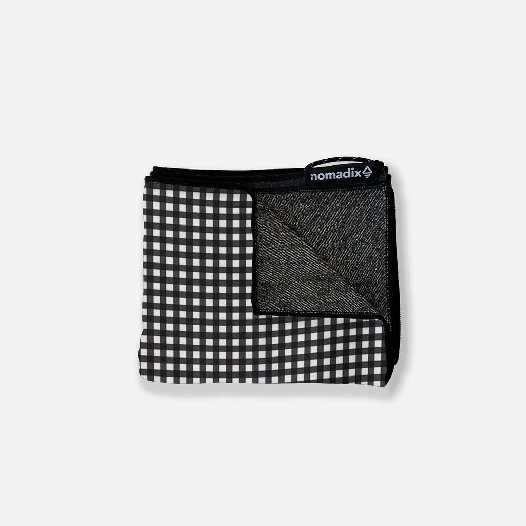 Nomadix Original Towel: Gingham Black