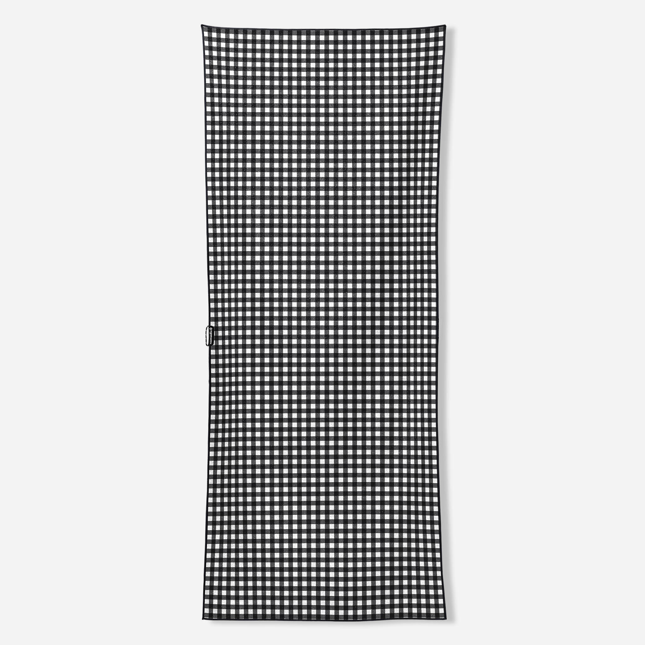 Nomadix Original Towel: Gingham Black