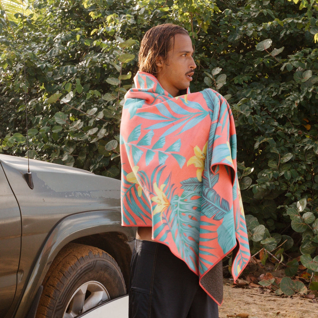 Nomadix Original Towel: Palms Coral