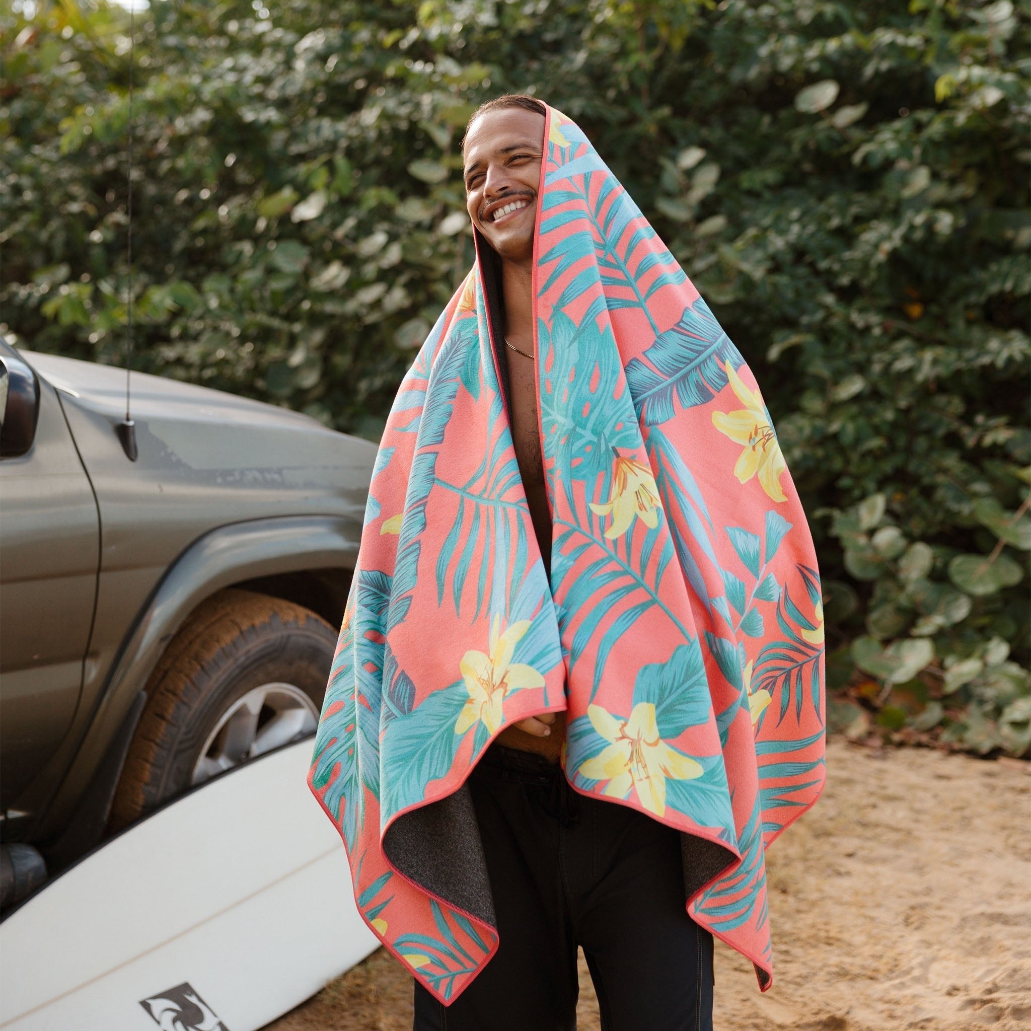 Nomadix Original Towel: Palms Coral