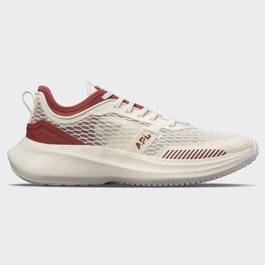 APL Men’s Euphoria Running Shoes, Ivory / Bordeaux