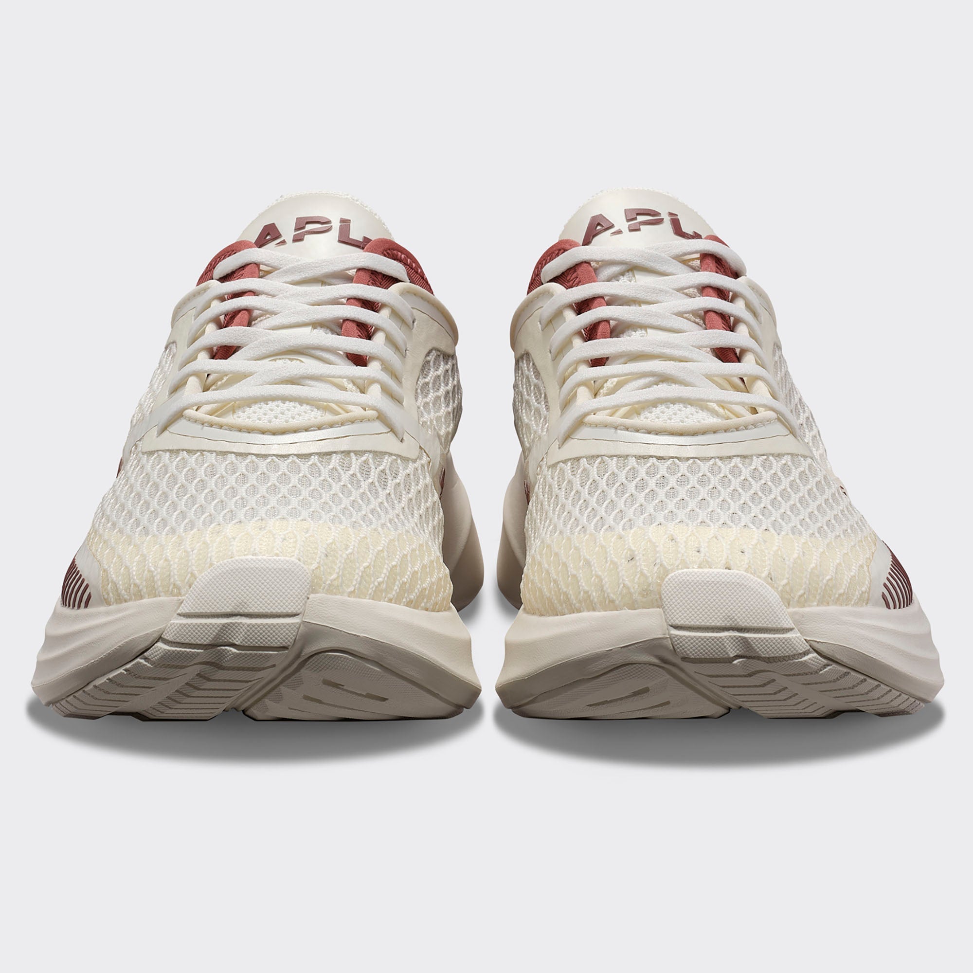 APL Men’s Euphoria Running Shoes, Ivory / Bordeaux
