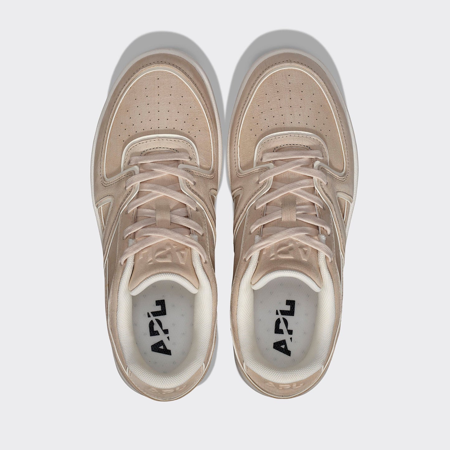 APL Men’s Nostalgia ’87 Luxury Performance Sneakers, Beach / Ivory