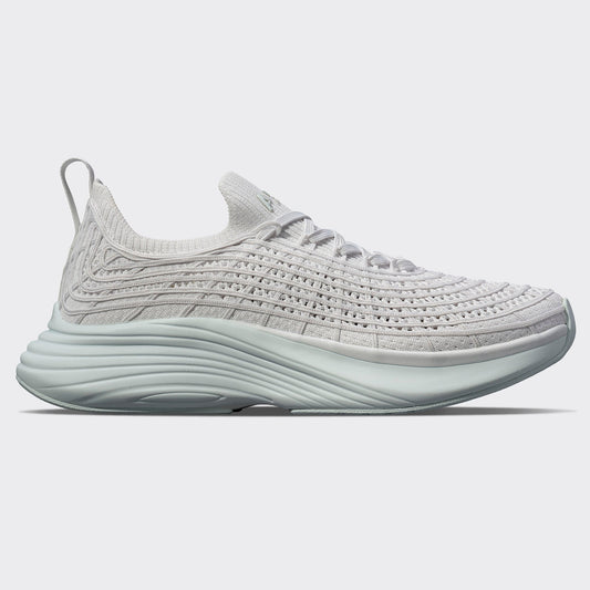 APL Men’s TechLoom Zipline Performance Running Shoes, Light Fog / Aqua Mist
