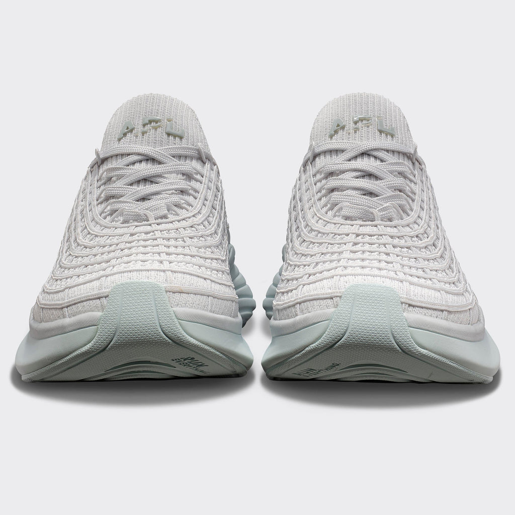 APL Men’s TechLoom Zipline Performance Running Shoes, Light Fog / Aqua Mist