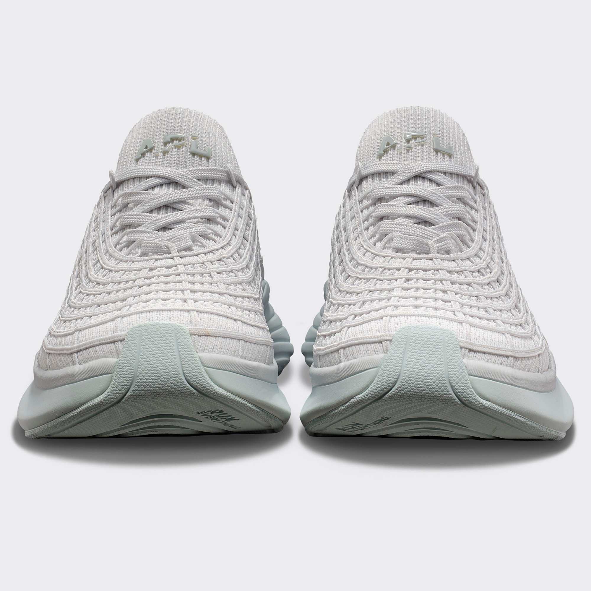 APL Men’s TechLoom Zipline Performance Running Shoes, Light Fog / Aqua Mist