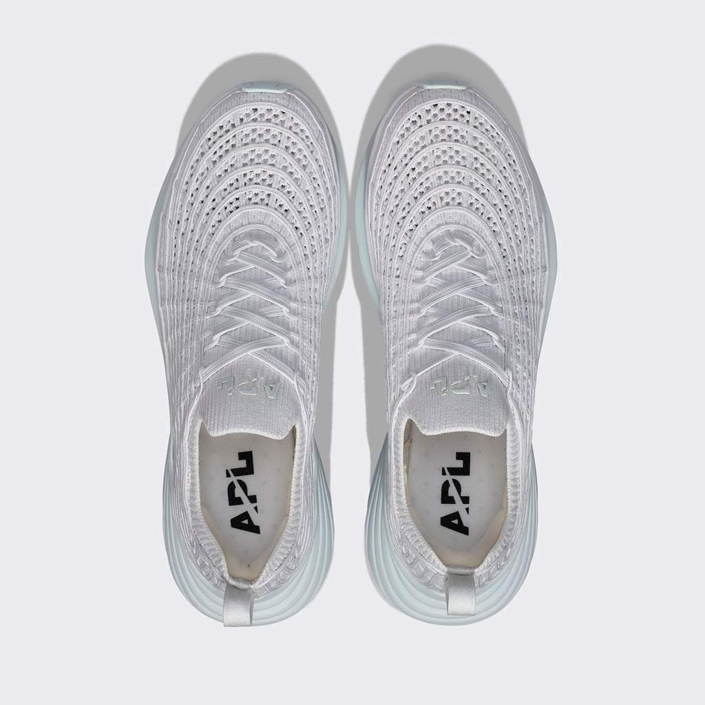 APL Women’s TechLoom Zipline Performance Running Shoes, Light Fog / Aqua Mist