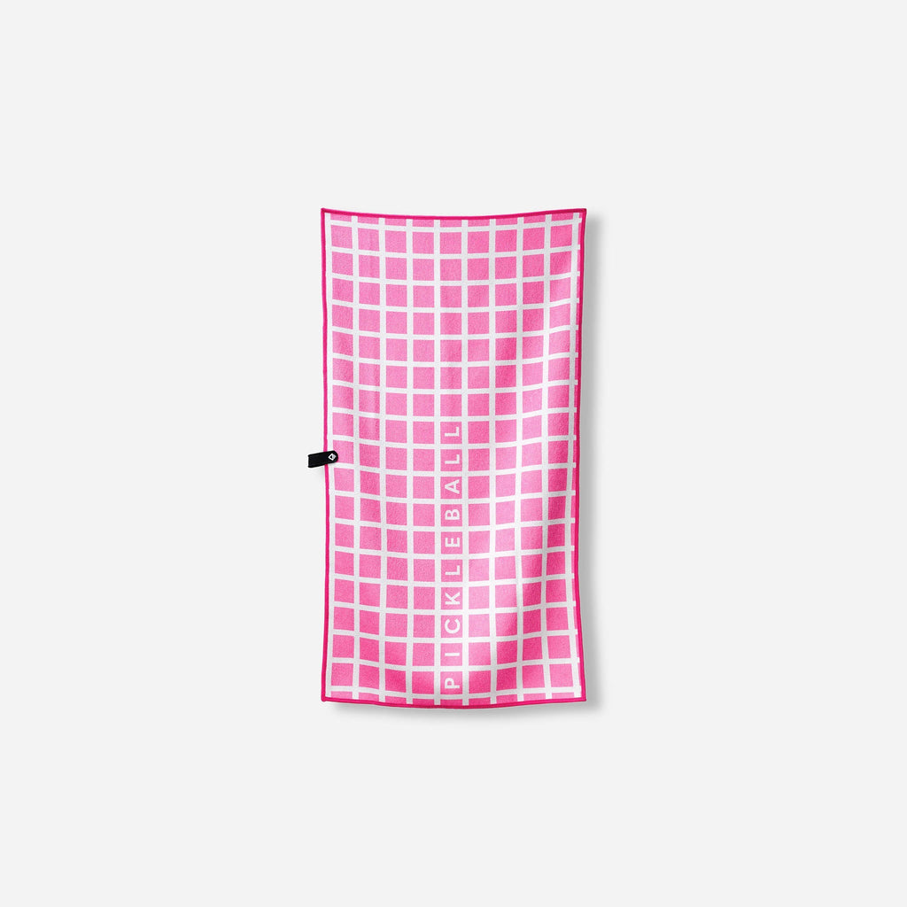 Nomadix Pickleball Towel: Pickleball Net Pink