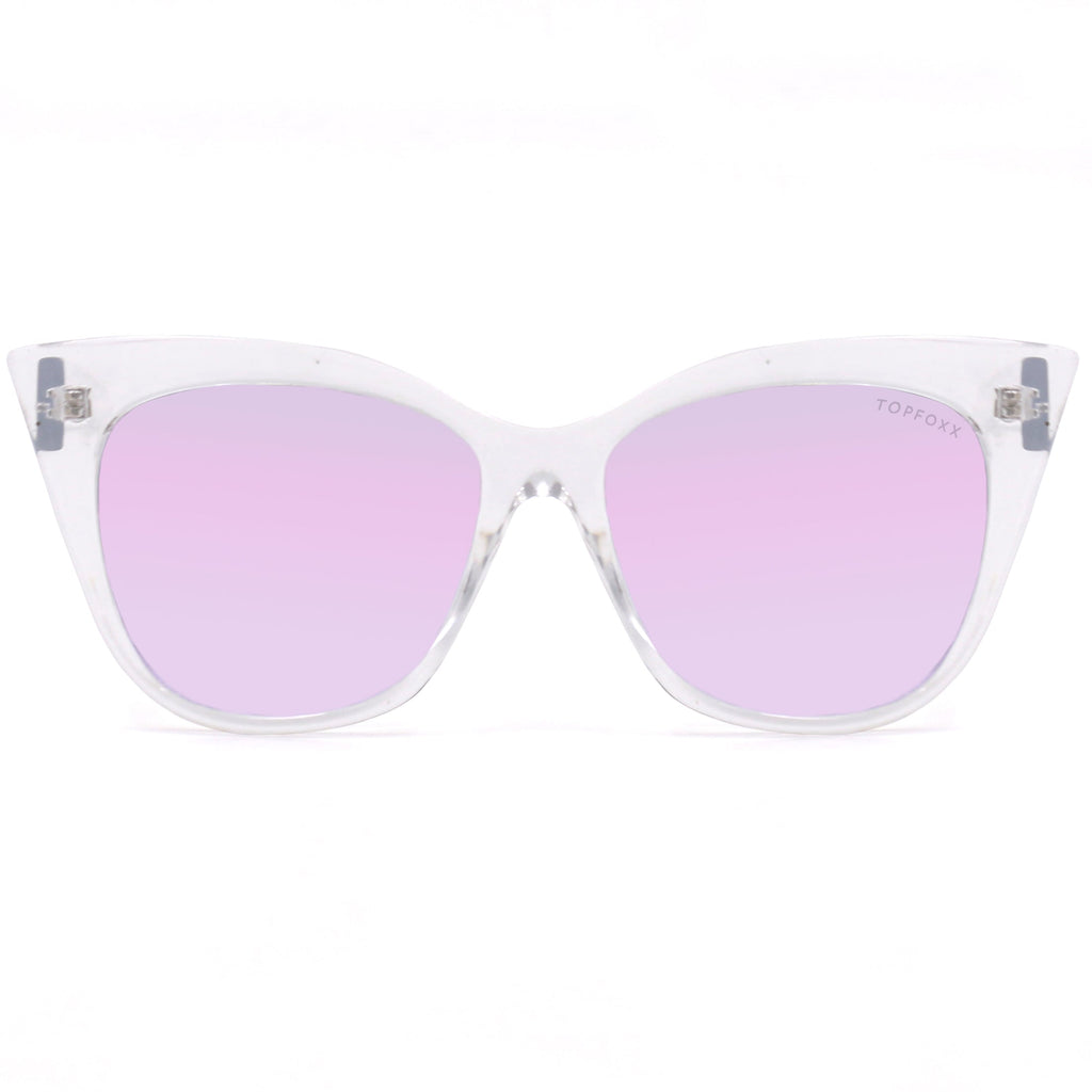 Venice Cateye - Clear Purple Prescription