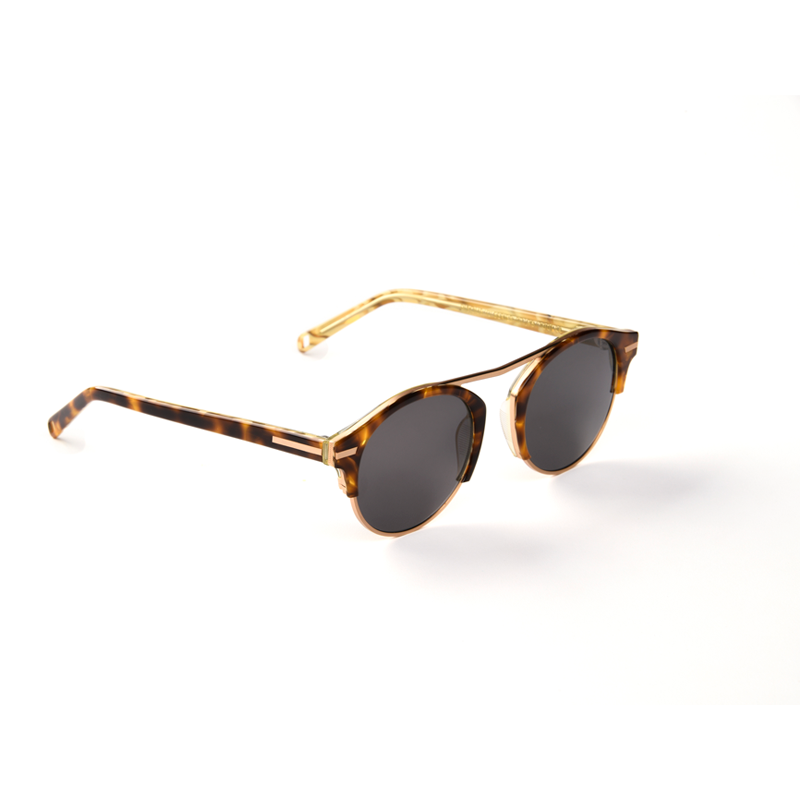 Bisous Sunglasses Rumrunners Tortoise Lava
