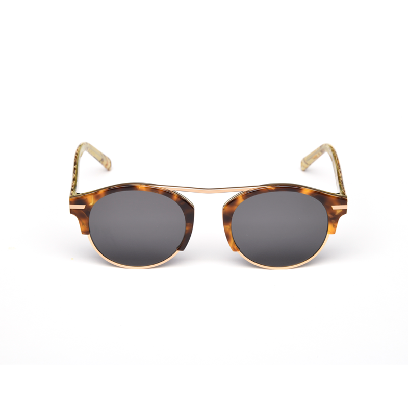Bisous Sunglasses Rumrunners Tortoise Lava