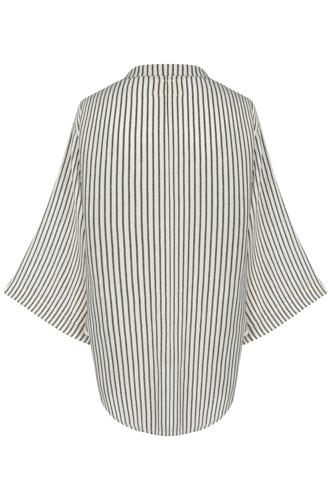 The Handloom Sade Top Black Stripes