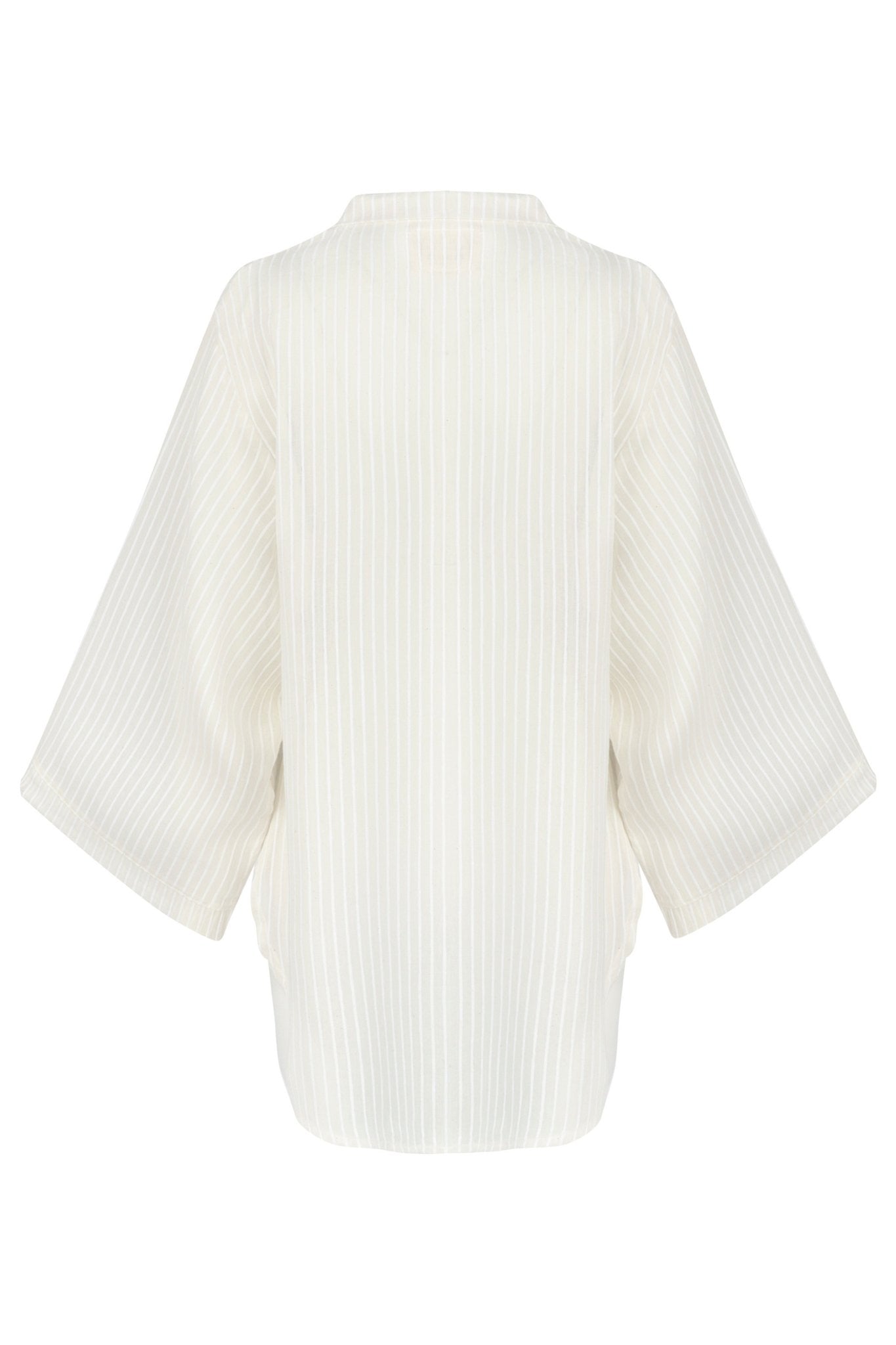 The Handloom Sade Top White Stripes