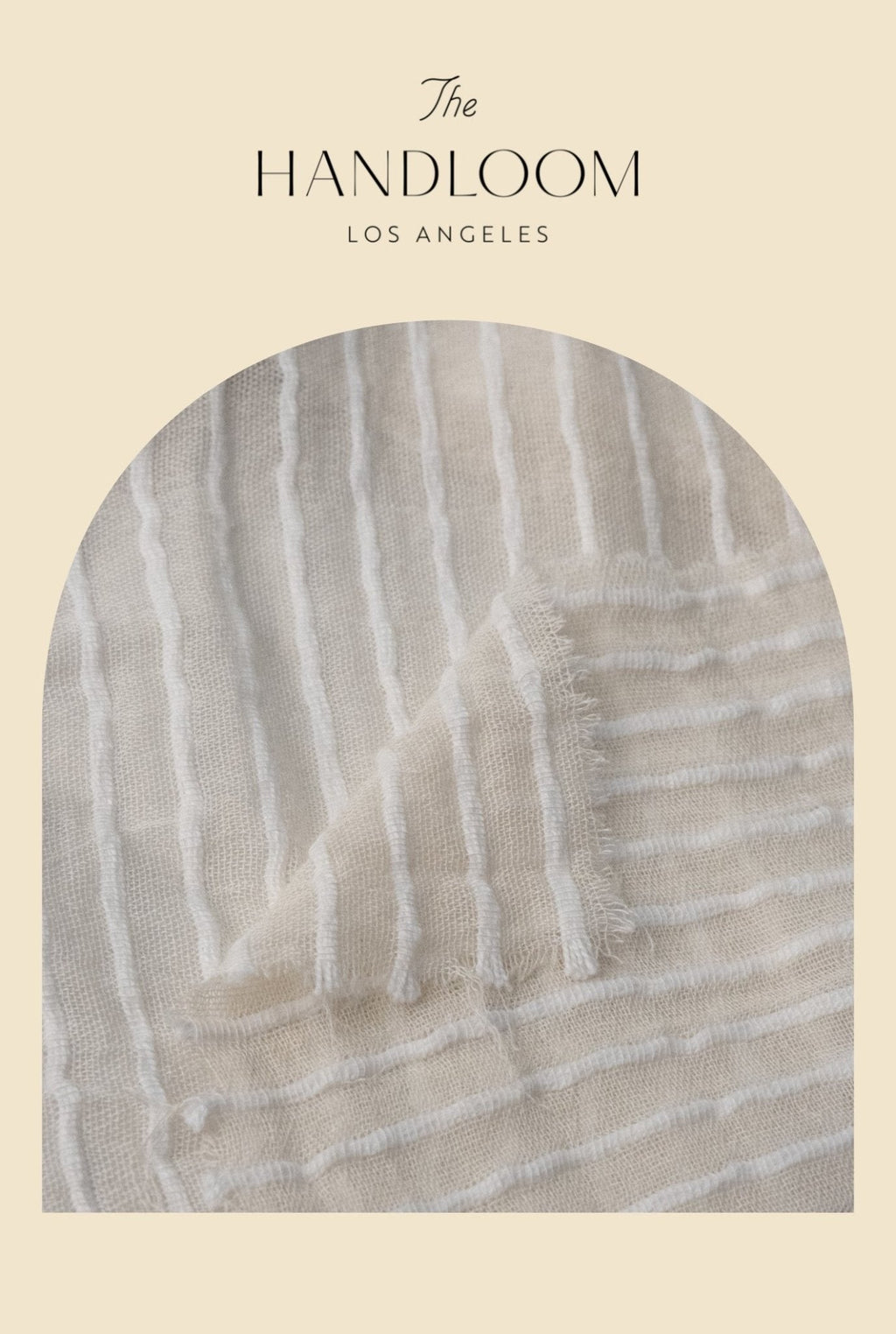 The Handloom Sade Top White Stripes