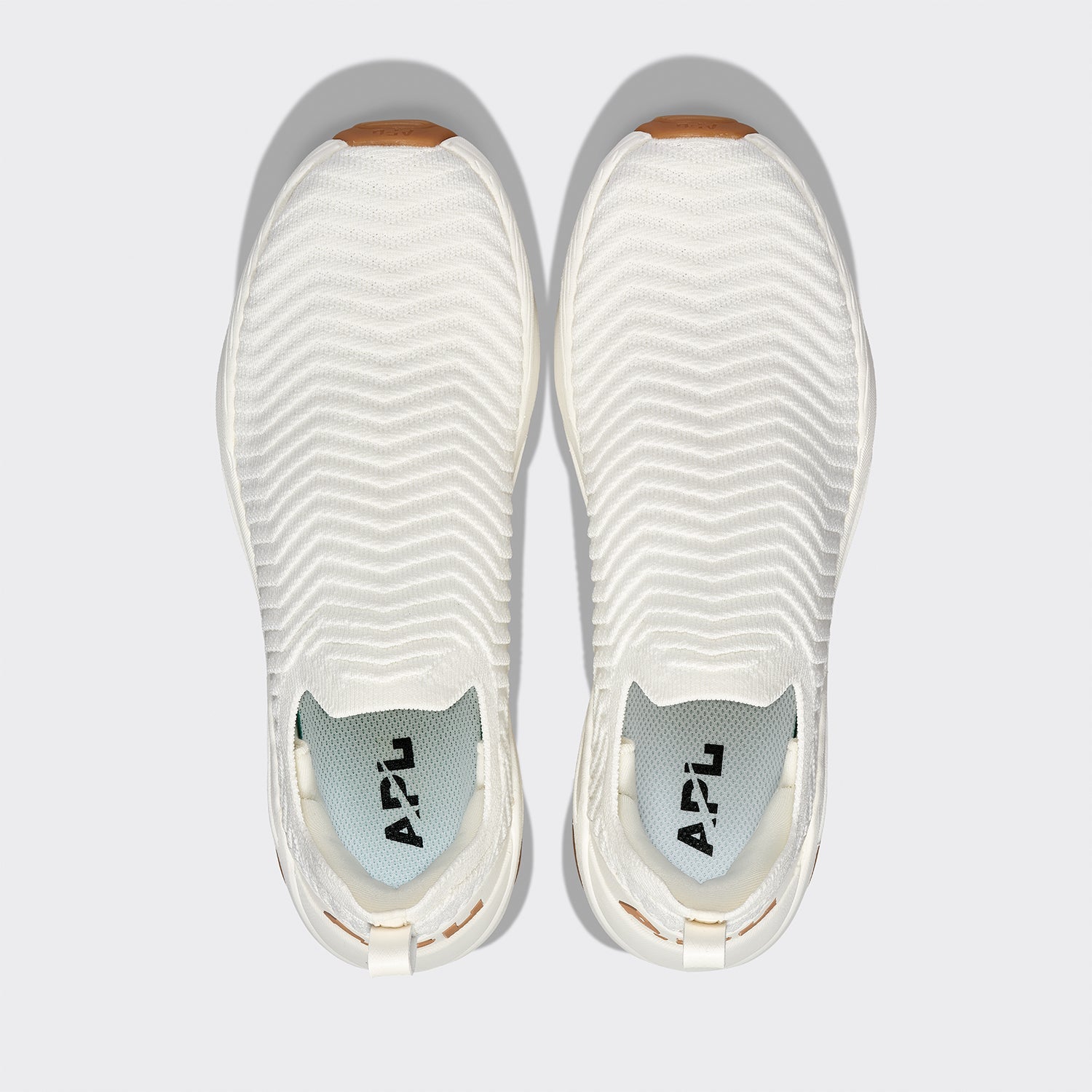 APL Women’s TechLoom Traveler Slip-On Sneakers, Ivory / Tan