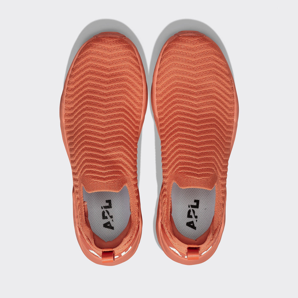 APL Men’s TechLoom Traveler Slip-On Sneakers, Rust / Ivory