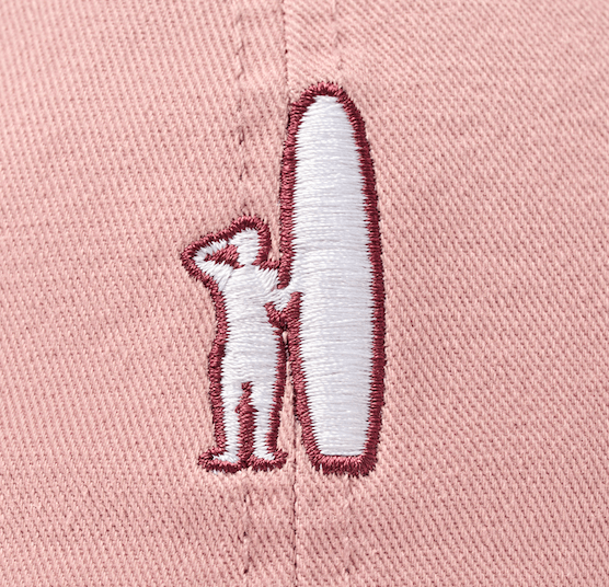 Johnnie-O Topper Baseball Hat, Ash Rose