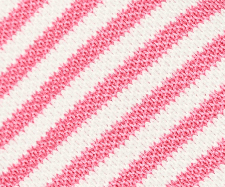 Johnnie-O Performance Mesh Polo - Dru Stripe, Azalea
