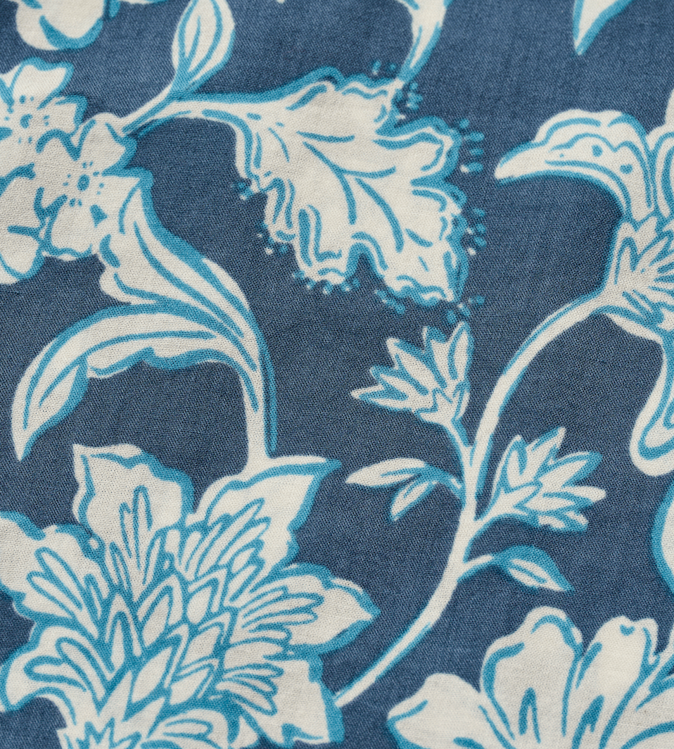 Johnnie-O Coleen Printed Blouse, Bering Sea