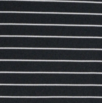 Johnnie-O Performance Jersey Polo - Beau Stripe, Black