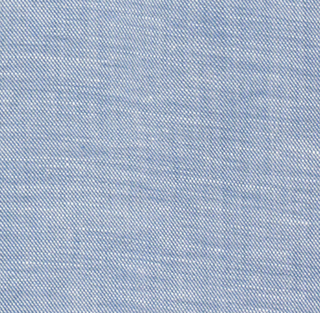 Johnnie-O Linen Blend Button Down Shirt - Chambray Solid, Laguna Blue