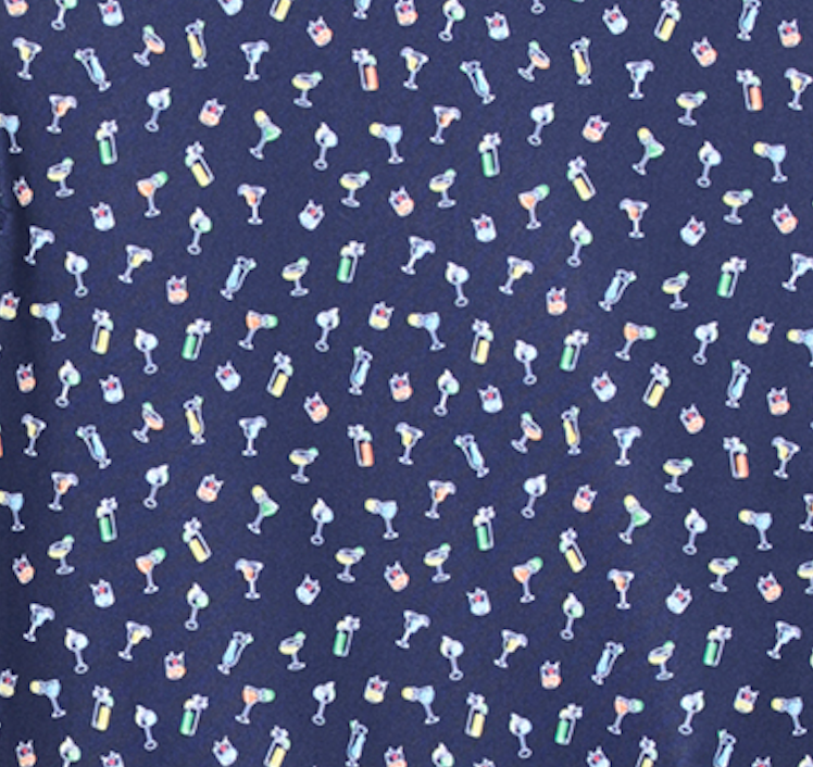 Johnnie-O Performance Jersey Polo - Pop Tails