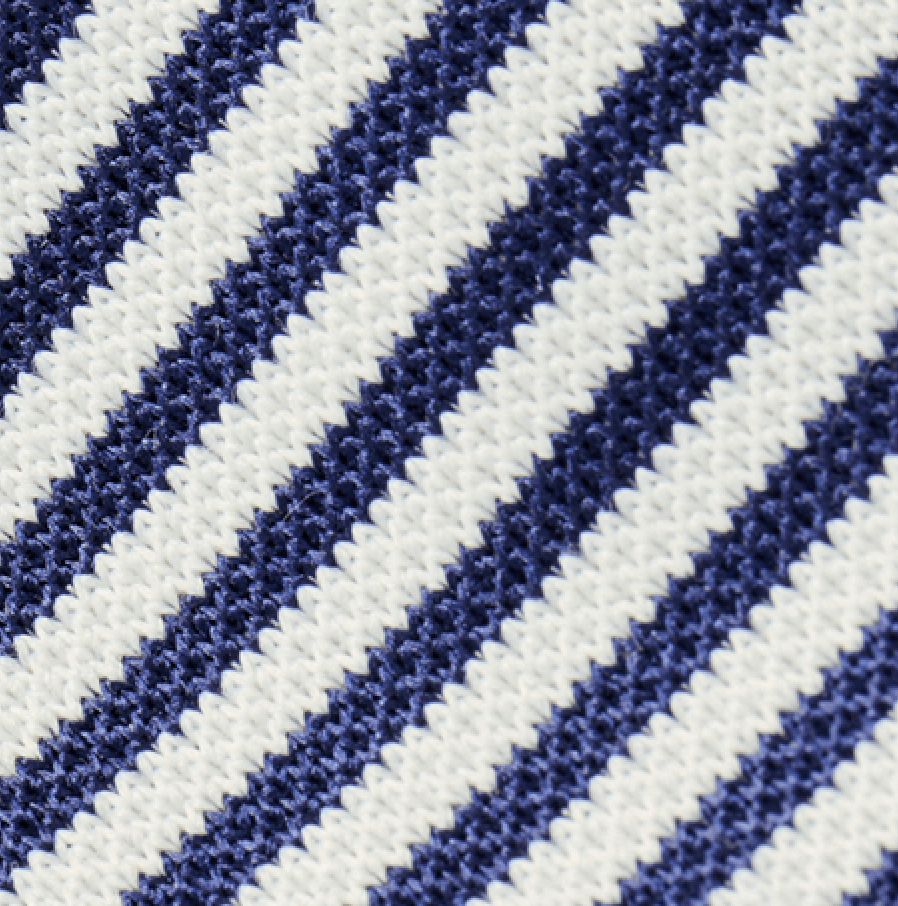 Johnnie-O Performance Mesh Polo - Dru Stripe, Navy