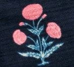 Johnnie-O Collett Block Print Blouse, Navy