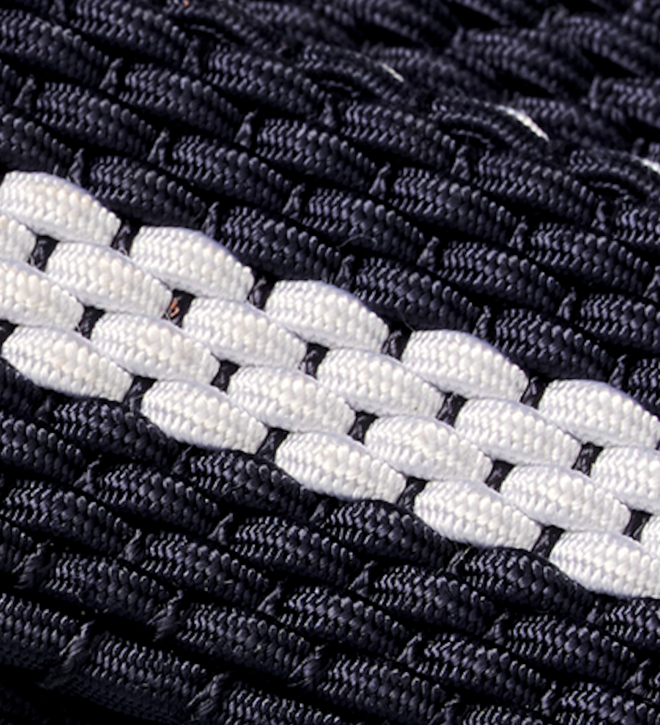 Johnnie-O Reversible Stripe Stretch Belt, Navy