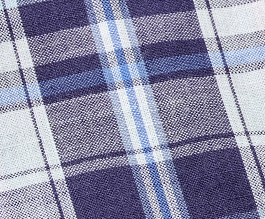 Johnnie-O Slub Cotton Button Down Shirt - Brentford Plaid, Navy