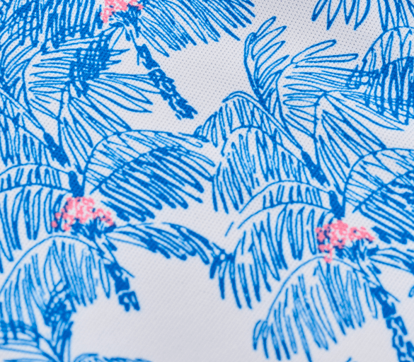 Johnnie-O Performance Mesh Polo - The Grove, Palisades Blue