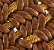 Johnnie-O Tessuto Stretch Leather Belt